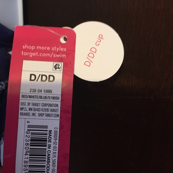 patriotic 4th of July Bikini swimsuit top D/DD - Picture 4 of 5